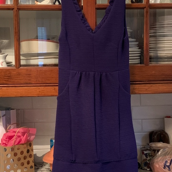 Maeve for‎ Anthropologie ruffled ottoman sleeveless dress . Worn once - Picture 4 of 5